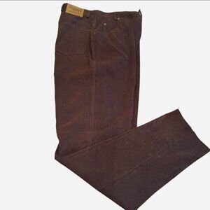 Women's size 8 SEASONS Sport chocolate brown, suede feel, Jean style pants